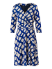 Mart Visser Kleid mit Lowie-Print Kobalt / Sand