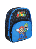 Super Mario Super Mario Rucksack Kinder Schultasche mit Gaming-Design für in Blau