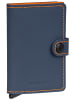 Secrid Geldbörse Miniwallet Matte in Night Blue-Orange
