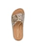 Tamaris Plateau Pantoletten in Beige