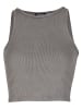 Urban Classics Cropped Tee in steelgrey