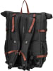 SANDQVIST Rolltop Rucksack Forest Hike in Black