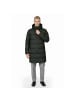 RAINS Steppjacke Alta Longer Puffer Jacket W3T3 in dunkelgruen