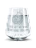 Mr. & Mrs. Panda Glas Igel Beten mit Spruch in Transparent