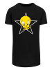 F4NT4STIC Long Cut T-Shirt Looney Tunes Tweety Pie Star in schwarz