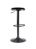 KADIMA DESIGN Barhocker | Schwarz, 58-79cm, Drehbar, 100kg