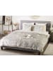 Beliani Tagesdecke DELICE in Grau - (W) 200 x (H) 2 x (L) 220 cm