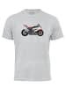 Cotton Prime® T-Shirt STARK SOUL Motorbike in grau