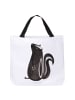 Mr. & Mrs. Panda Totebag Stinktier Sitzen ohne Spruch in Weiß