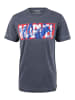 Re:Covered T-Shirt Marvel Iron Man Classic Logo in Blau