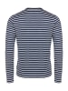 elkline Sweatshirt Freejazz in darkblue - white