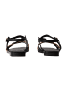 Oh! my Sandals Flache Sandalen aus Leder Schwarz