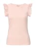 orsay T-Shirt Top uni lace in Peach Whip