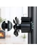 relaxdays Kaminventilator in Schwarz - (B)16 x (H)20 x (T)12,5 cm