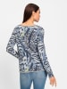 Heine Langarmshirt in bleu-gelb