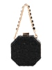 usha BLACK LABEL Women Clutch in Black