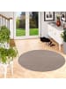 Snapstyle Velours-Teppich Joy Rund in taupe