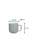 Ritzenhoff & Breker Espressotasse mit Untertasse Jasper in – 100 ml in Mint