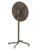 ebuy24 Gartentisch Adam Cappuccino 60 x 60 cm