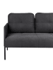 Beliani 2-Sitzer Sofa LAHTI in Grau/Schwarz - (W) 124 x (H) 70 x (L) 70 cm