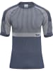 Hummel Hummel T-Shirt S/S Hmlmt Yoga Herren Atmungsaktiv Schnelltrocknend Nahtlosen in INSIGNIA BLUE/CHATEAU GRAY