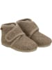 En Fant Kinder Hausschuh "Slippers Wool Hook and Loop" in Braun