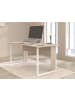 Parisot Schreibtisch Eiche, weiß 150 x 80 cm, Laptoptisch für Büro und Homeoffice