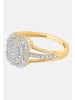 Diamant Exquis Ring aus 375 Gelbgold mit Diamant