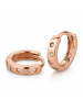 schmuck23 Creolen 925 Silber Zirkonia 0,3 cm x 1,2 cm