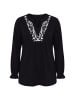 MIAMODA Longshirt in schwarz