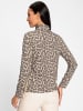 Heine Langarmshirt in elfenbein-dunkeltaupe-bedruckt