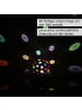 SATISFIRE Disco Ball drehender LED Lichteffekt in bunt