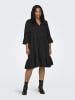 ONLY Carmakoma Kleid mit Schößchen in Black