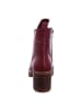 Esgano Damenschnürrstiefel warm Absatz Da.-Stiefelette in  Rot