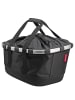 KLICKfix reisenthel Bikebasket GT 21 - Gepäckträgerkorb (UniKlip 2) (twist sky rose) in schwarz