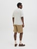 Jack & Jones Gestricktes Polo in Cloud Dancer