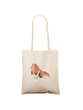Mr. & Mrs. Panda Henkeltasche Hund Basset Hound ohne Spruch in Creme