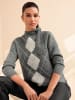 Heine Pullover in anthrazit-sand-gemustert
