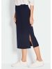 GOLDNER Midirock mit Schlupfbund in marine