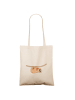 Mr. & Mrs. Panda Shopping Tasche Faultier Kind ohne Spruch in Creme