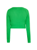 Swirly Damen Cropped Cardigan in GRÜN