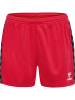 Hummel Hummel Kurze Hose Hmlauthentic Multisport Damen Atmungsaktiv Schnelltrocknend in TRUE RED