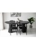 ebuy24 Essgruppe Tokyo Schwarz, Schwarz 120 x 120 cm