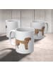 Mr. & Mrs. Panda Kaffeebecher Hund Dogge ohne Spruch in Weiß