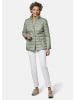 GOLDNER Kurzgröße:  Leichte Steppjacke mit vielen Details in baummoos