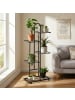 relaxdays Pflanzenständer in Schwarz - (B)45 x (H)96 x (T)22 cm