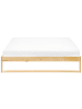 Beliani Doppelbett TALAIRAN in Braun - (W) 145 x (H) 31 x (L) 205 cm