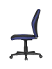 FineBuy Bürostuhl in Blau / Stoff / 63x63x103