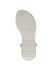Caprice Sandale in PLATIN METAL.