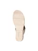 remonte Artigo-Sandalen mit Keilabsatz aus Leder Grau